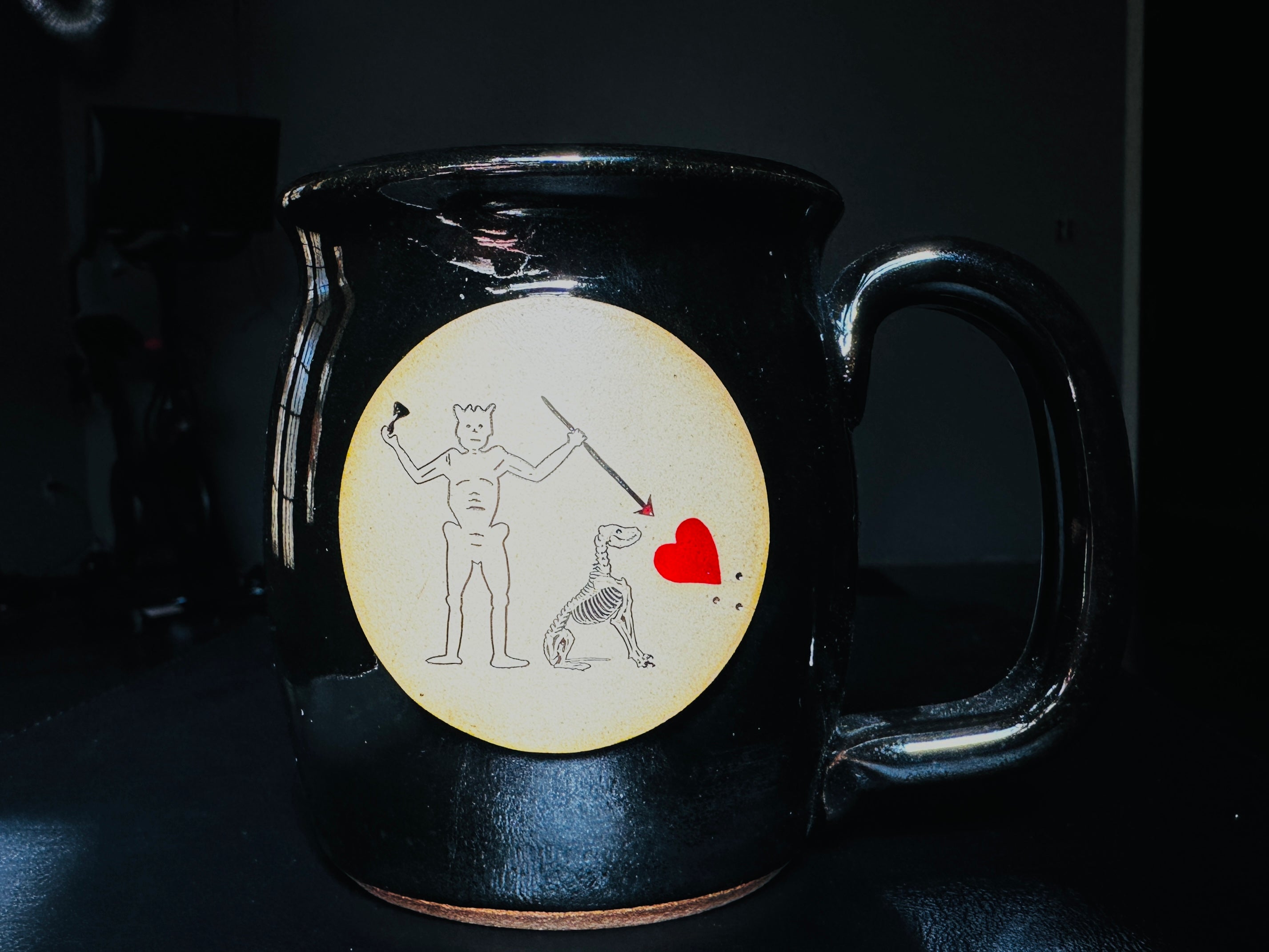 Hand Crafted BlackBeard K-9 Mug
