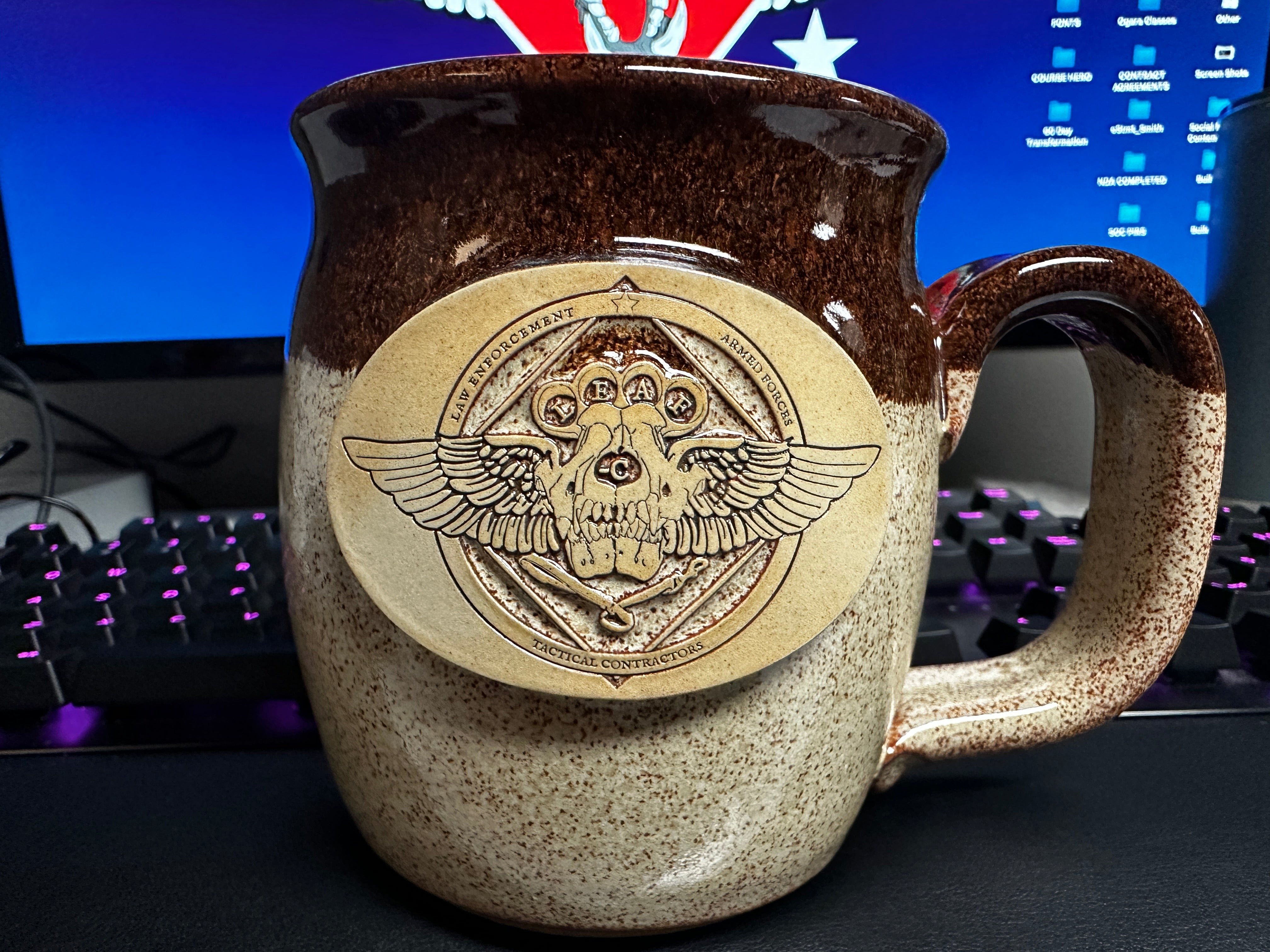 Hand Crafted Law Enforcement, Armed Forces & Contractors Mug